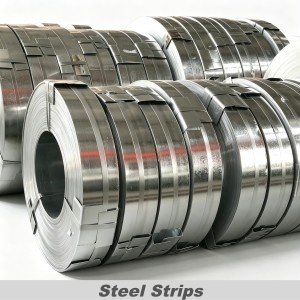 Slitted steel strips galvanized and cold rolled steel strips for industrial use