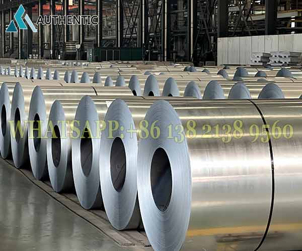 Stok gulungan galvalume melimpah di pabrik AUTHENTIC Steel. Kapasitas produksi tahunan 2,6 juta ton siap mendukung proyek infrastruktur besar.