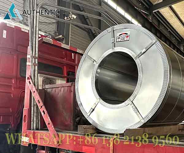 Pengiriman Gulungan Baja Zinc Aluminum Magnesium yang aman menuju pelabuhan untuk pelanggan di Indonesia.