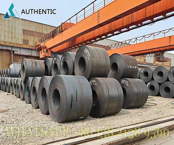 Gudang logistik dengan kapasitas besar untuk jual hot rolled coil (HRC) di Tianjin, memastikan stabilitas stok dan pengiriman cepat ke pasar Indonesia.