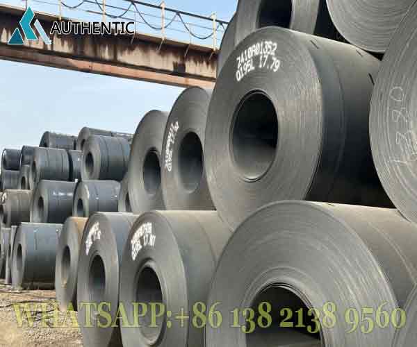 Fasilitas gudang logistik kami yang menampung stok melimpah HRC SPHC di Tianjin, siap memenuhi kebutuhan industri baja di Indonesia dalam skala besar.
