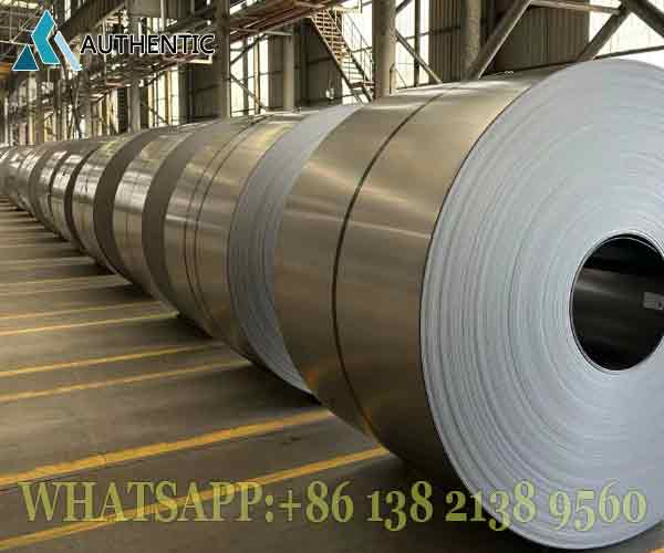 Penyediaan stok besar Gulungan Baja Dingin di gudang Tianjin yang siap dikirim cepat untuk proyek infrastruktur di Indonesia.