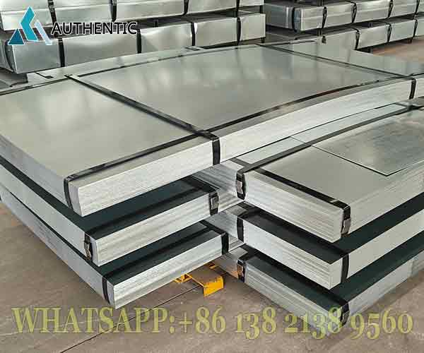 Ketersediaan stok gudang melimpah untuk produk jual plat galvanis lembaran kualitas premium langsung dari supplier tangan pertama Tianjin.
